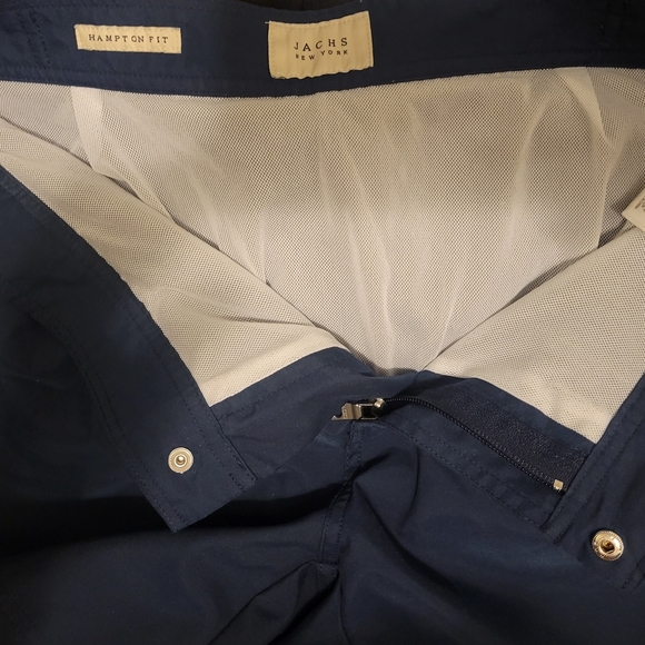 Jachs NY  Mens Hampton Hybrid Fit Navy Swim Shorts Lightweight. Size 30 - Picture 6 of 8